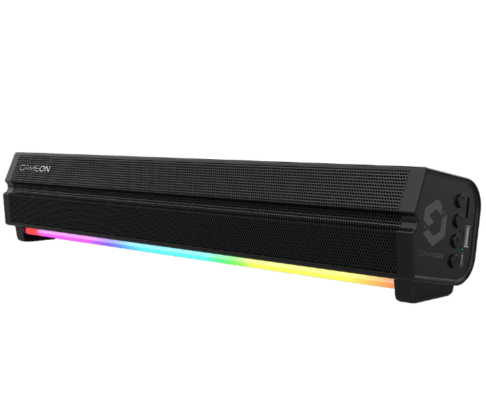 GAMEON Sonicstorm X Wireless RGB Gaming Soundbar - Black - Zoom Image 3