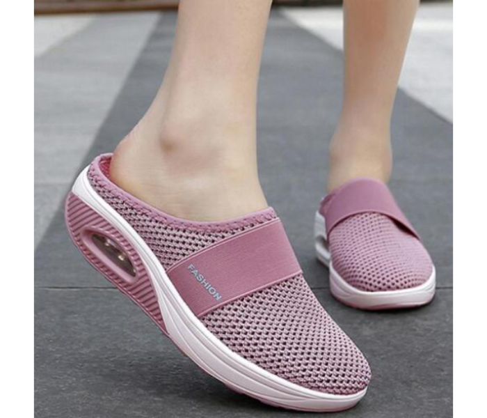 Fashion Breathable Mesh Slip-On Shoes Good-Looking Travel Essentials For Women EU 38 - Purple - Zoom Image 2