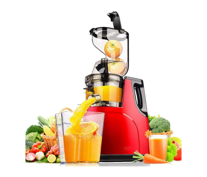 Juicer Low Speed Large Wide Mouth Feeding Chute Whole Furit Slow Juicer Fruit Vegetable Nutrition Juice Extractor Squeezer - Zoom Image 1