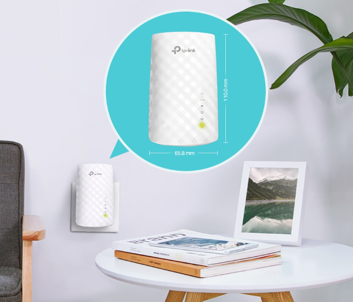 TP-Link RE220 AC750 Mesh Wi-Fi Range Extender - White - Zoom Image 4