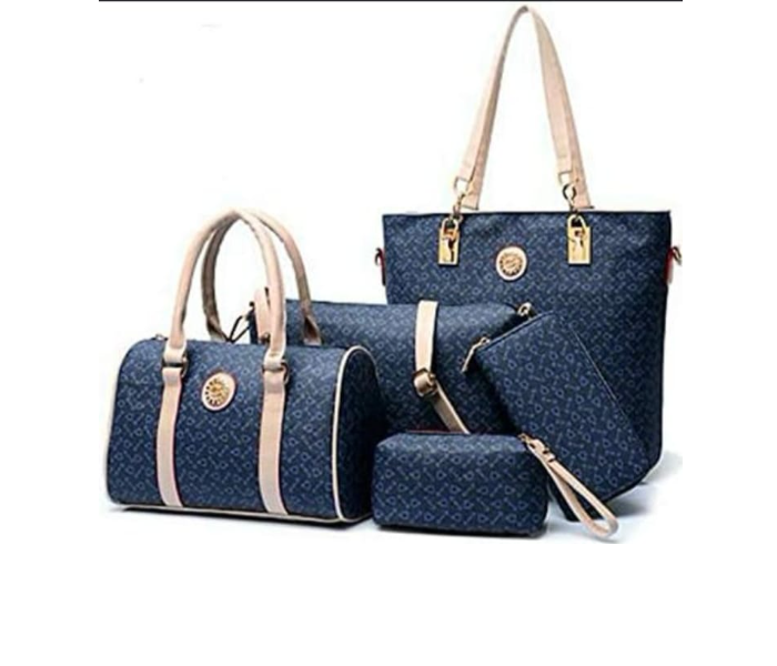 TT-Casual 5 Pieces Handbags Set for Women -Blue - Zoom Image 1