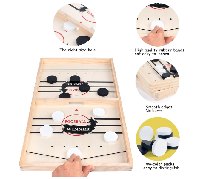 Pucket-Game for Two Players - Enhance Children's Hand-Eye Coordination with Exciting Battle - Perfect Family Interactive Table Game in UAE