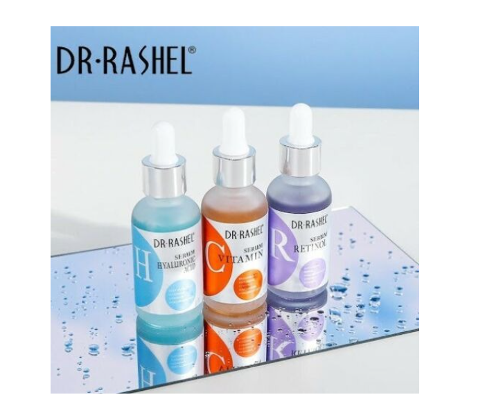 Dr Rashel Vitamin C, Retinol & Hyaluronic Acid Complete Facial Serum Moisturizing Repair Set, in KSA