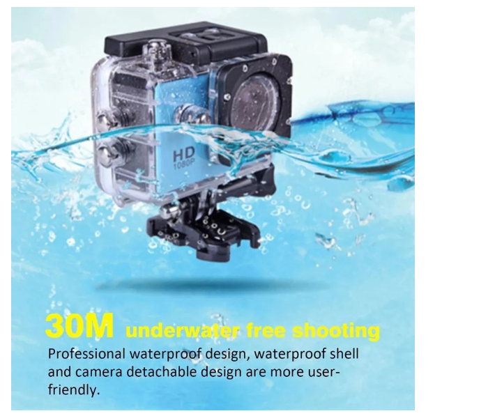 1080p Waterproof Sports Action Camera - Zoom Image 3