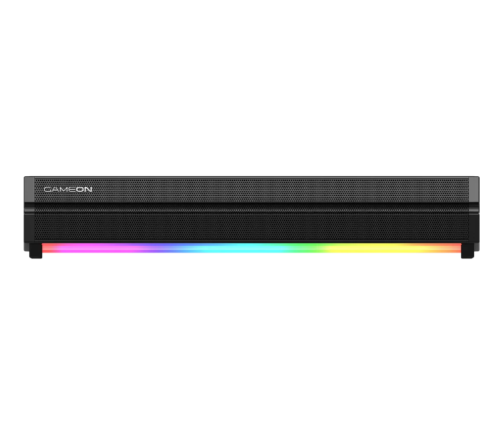 GAMEON Sonicstorm X Wireless RGB Gaming Soundbar - Black - Zoom Image 1