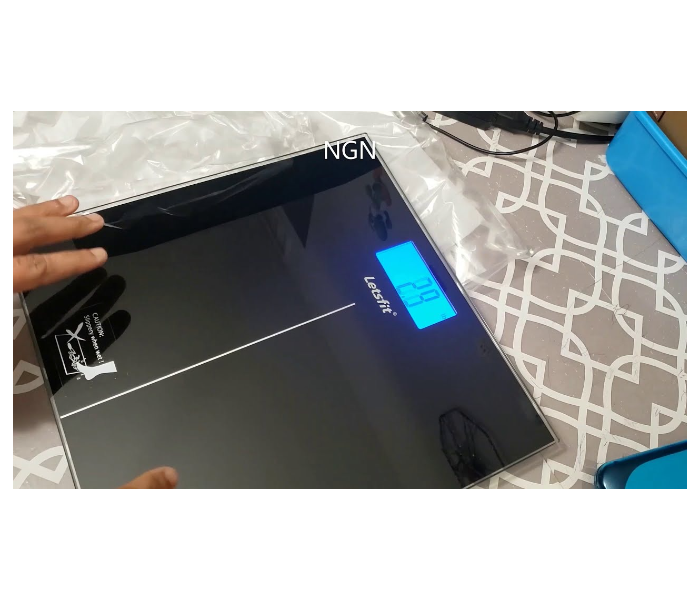 Letsfit Digital Body Weight Scale Bathroom Scale Large Backlit Display EB5636H in KSA
