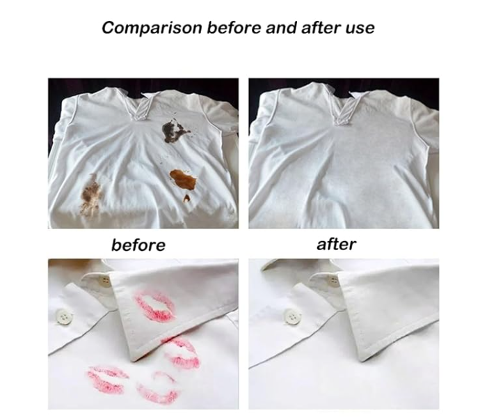 BOTOWI Active Enzyme Laundry Stain Remover - White Shirt Guardian,Garment Stubborn Stain Cleaner Oil Remover,Lazy Laundry Artifact,Active Enzyme Clothing Stain Remover,Stain Remover Clothes in UAE