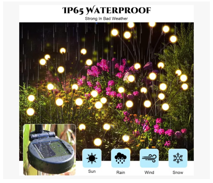 Bundle 6 PCs Set Jongo 8 LED Solar Image
