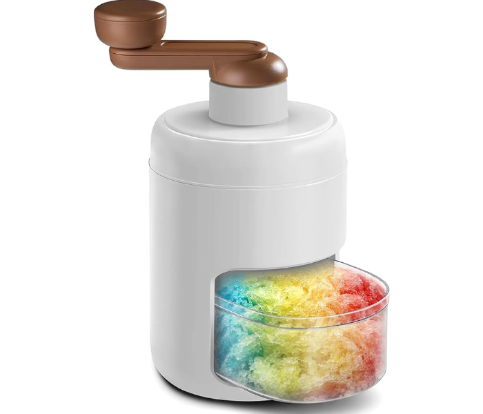 Snow Cone Machine Manual, Shaved Ice Maker Machine for Home, Ice Shaver Hand Crank, Slushy Maker Machine, Ice Crusher for Snow Cones, Ideal for Outdoor Picnics, Portable in UAE
