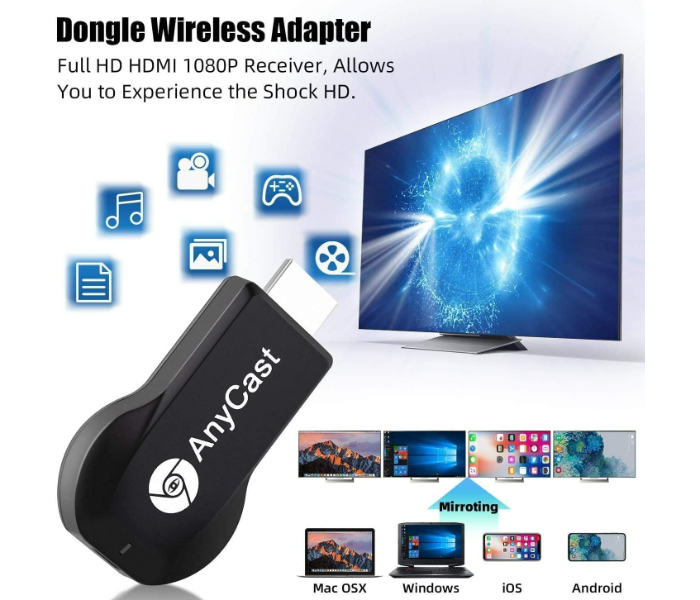 Anycast Wi-Fi HDMI Display Dongle4K Wireless138691
