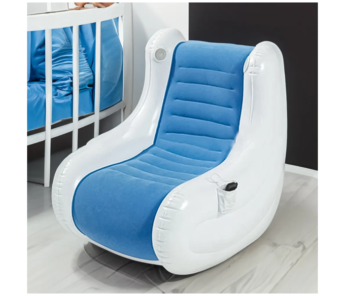 Portable Bean Bag Sofa Comfortable Inflatable Sofa Round Creative Gaming Couple Backrest Single Sofa Music Inflatable Sofa Cushion Air Armchair - Assorted in UAE
