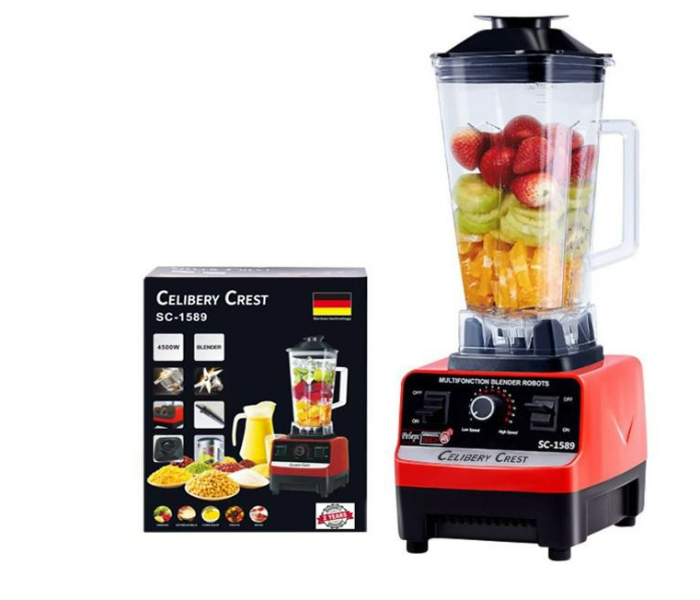 CELIBERY CREST 4500W Heavy Duty Professional Multi Blender Mixer Juicer With 2 Jars in KSA