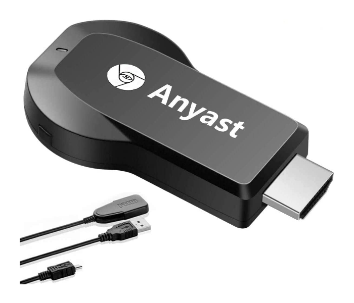 Anycast Wi-Fi HDMI Display Dongle4K Wireless HDMI Display Adapter 1080P Mobile Screen Mirroring Receiver Dongle to TV Projector Receiver Compatible With Android Mac i-OS Windows in KSA