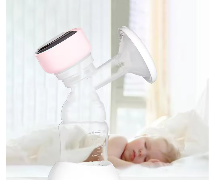 Automatic Breast Pump Milk Extractor Rechargeable Electric Digital Breast Pump Portable Massage Function in KSA