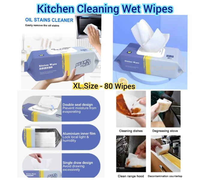 Bundle 4 PCs Set Wet Wipes for Kitchen Image