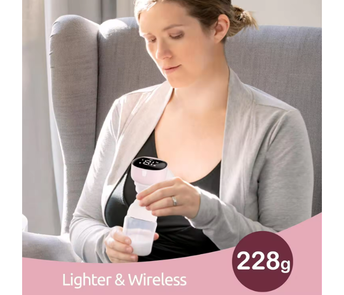 Automatic Breast Pump Milk Extractor Rechargeable Electric Digital Breast Pump Portable Massage Function in KSA