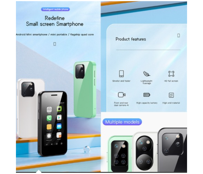 SOYES XS13 4G Mini Smartphone Dual SIM 16GB ROM 2GB RAM in KSA