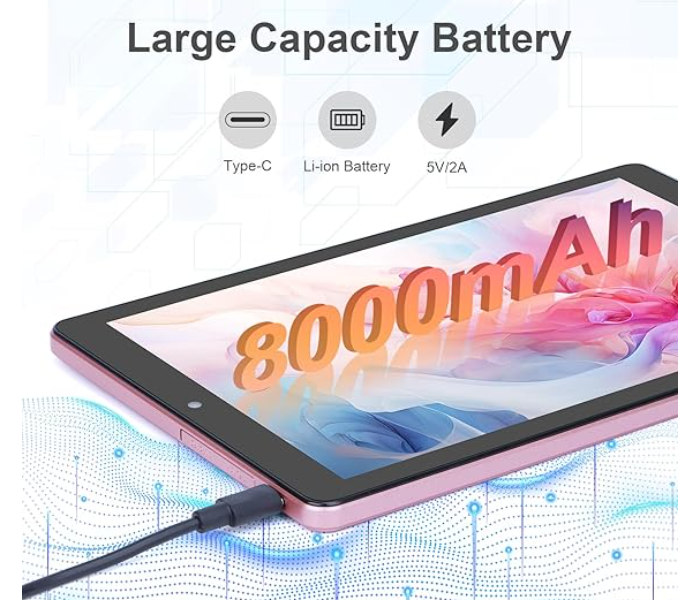 C idea CM925 9 inch Android 12 Tablet with 8GB+256GB/512GB TF,HD+IPS 800 * 1280, 5+8MP Camera,4G Tablet with SIM Card Slot, 5G WIFI Tablet with GPS 8000mAh Battery - Assorted Colors in UAE