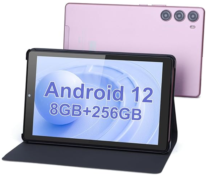C idea 9 inch Android 12 Tablet with 8GB+256GB/512GB TF,HD+IPS 800 * 1280, 5+8MP Camera,4G Tablet with SIM Card Slot, 5G WIFI Tablet with GPS 8000mAh Battery,CM925(Pink) in UAE
