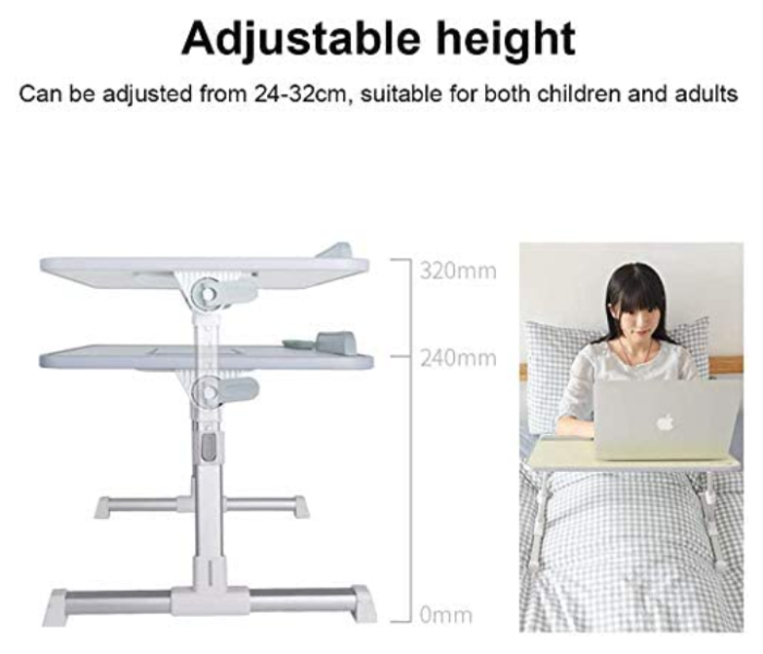 Foldable 15 Inch Laptop Stand With USB Cooling Fan - White in OMAN