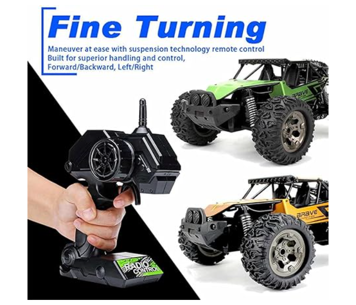 Brave competition RC Cars 1:14 Scale Remote Control Truck 4WD 2.4G High-Speed Offroad RC Trucks All Terrain RC Car in UAE