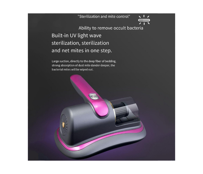 Mite And Dust bugs Vacuum Cleaner Remover Bed Sofa Vacuum Cleaner Cordless Sofa Cleaner Handheld Powerfull Upgraded Cordless Acarid Remover in KSA