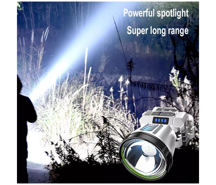 High Bright Hiking Light Sensing Headlight Super Bright Mobile Charging LED Head Lamp Rechargeable in KSA