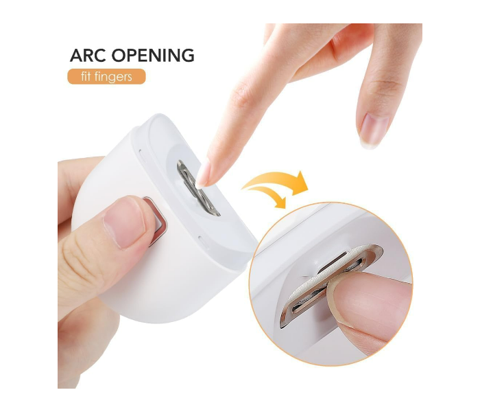 Electric Nail Clipper Rechargeable Toddler Nail Clipper Automatic Nail Cutter Safe Nail Clippers in KSA