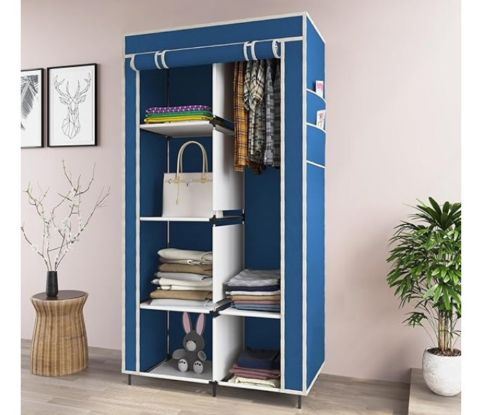 Easy To Assemble Large Portable Closet Organizer,Assorted in UAE