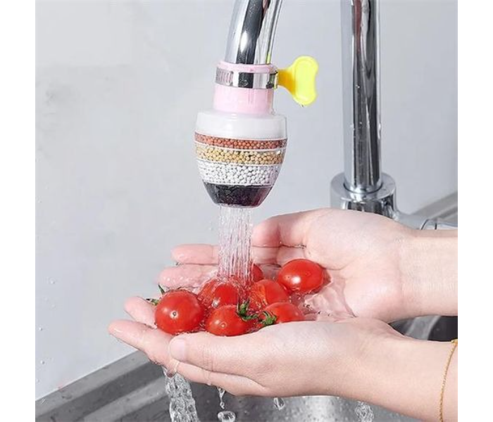 Water Filter Multi layer Activated Carbon Water Filter Faucet for Tap Cleaner Filter Water Purifier (Multi Color) in UAE
