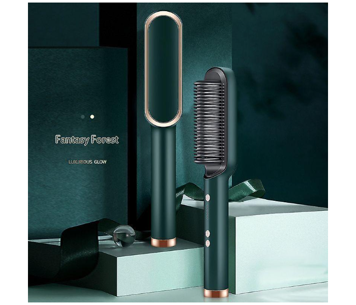Professional Electric Hair Straightener Brush Heated Comb Image