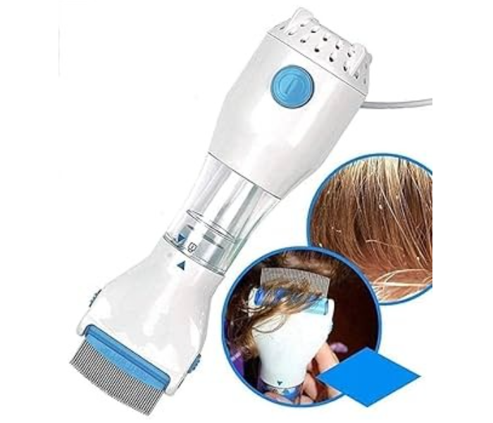 Electric Flea Lice Comb With Vacuum Power, Hair Lice Nits Removal With V Comb Vacuum Machine in UAE