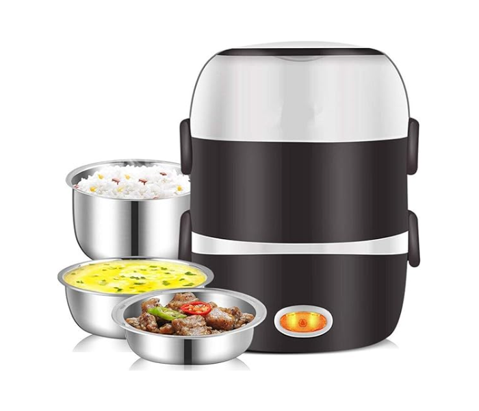 Multifunctional Cooking Lunch Box Single AND Double Layer Design 200W- 2L-Capacity in UAE