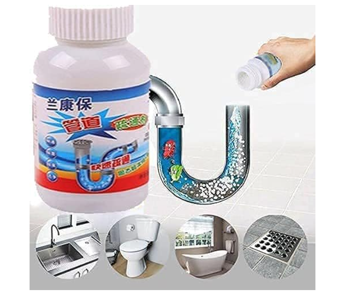 Fast Foaming Cleaner, Sink Toilet Drain Bubble Bombs Powder Cleaner Strong Toilet Cleaner Cleaner Bleach White Light Fast Foam Cleaner Powerful Drain in OMAN