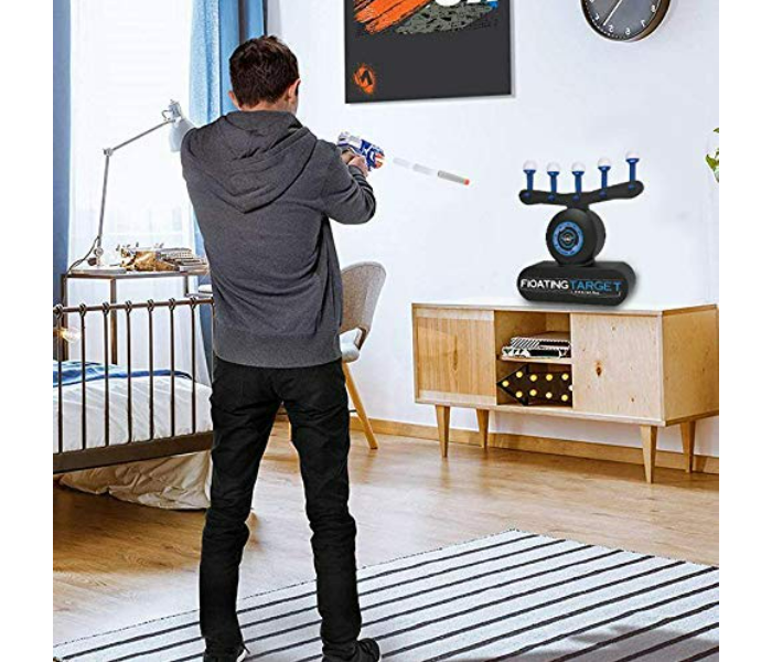 Electric Floating Target Hover Ball Shooting Games for Kids Toy with 10 Foam Darts 10 Floating Balls and 2 Wrist Band USB Rechargeable Floating Ball Target Toys in KSA