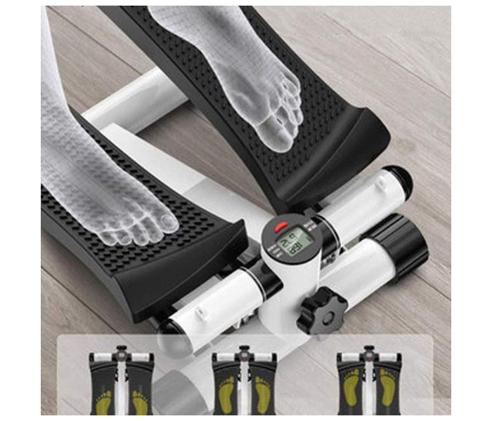 Multifunction Stepper Fitness Exercise Machine Mini Hydraulic Stepper With Drawstring Cardio Exercise Steppers Home Fitness Equipment With Lcd Display 150kg Load Pedal Machine in KSA
