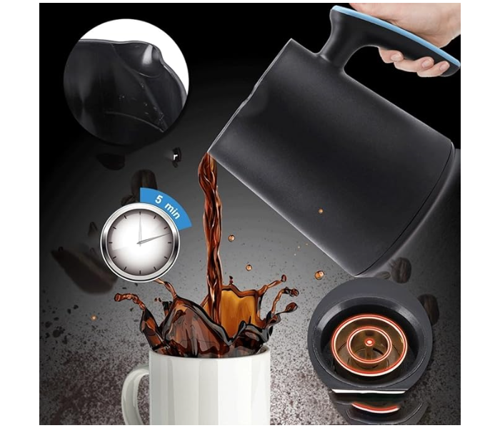 DENX Coffee Maker Automatic Coffee Maker Machine Electric Coffee Pot Food Grade Moka Coffee Kettle Portable Travel in KSA