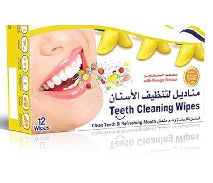 Colier 12 wipes Tooth Wipes White Ultra White Image