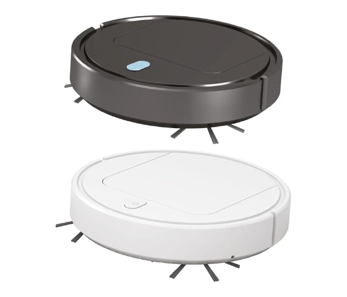 DENX Automatic ROBOT Vacuum Cleaner 5 Hours Usage Duration Sweeping Robot,Ultra Slim Tangle-Free Suction, Daily Floor Schedule Cleaning, 2000 Battery Pa Super Powerful Suction Cleaning, Perfect for Hardwood Floors, Wood Floors and Living Room Hair in KSA