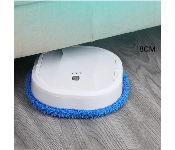 DENX Automatic ROBOT Vacuum Cleaner 5 Hours Usage Duration Sweeping Robot,Ultra Slim Tangle-Free Suction, Daily Floor Schedule Cleaning, 2000 Battery Pa Super Powerful Suction Cleaning, Perfect for Hardwood Floors, Wood Floors and Living Room Hair in KSA