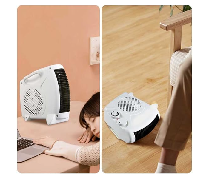 Portable Home &Travelling Electric Fan Heater With 3 Adjustable Settings Cool/Warm/Hot in UAE