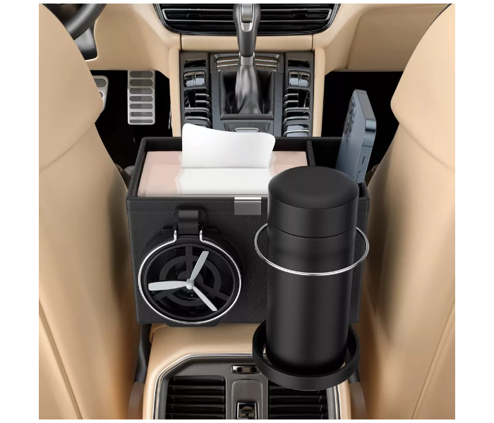 Generic Car Multifunctional Armrest Storage Box Cup Holder in OMAN