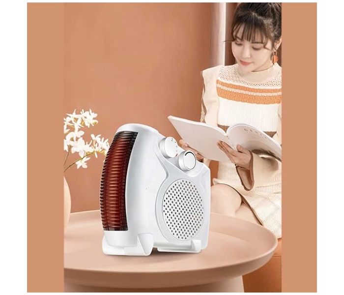Portable Home &Travelling Electric Fan Heater With 3 Adjustable Settings Cool/Warm/Hot in UAE