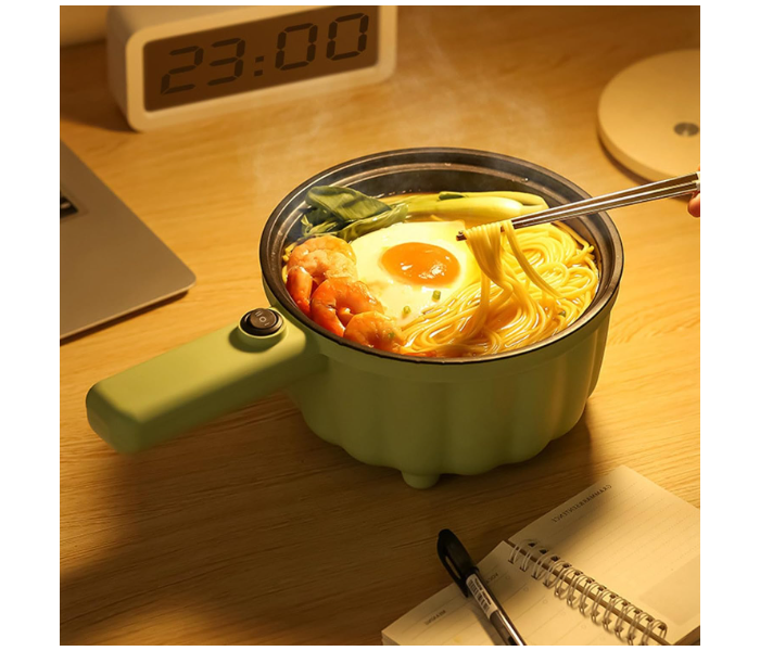 High Quality Multifunction Electric Cooker Pan Hot Pot Non-Stick 2L Portable Multicooker for Home Travel, with Steamer, for Steak, Soup in UAE