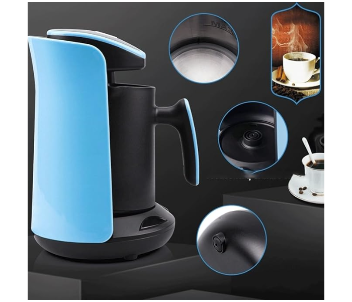 DENX Coffee Maker Automatic Coffee Maker Machine Electric Coffee Pot Food Grade Moka Coffee Kettle Portable Travel in KSA