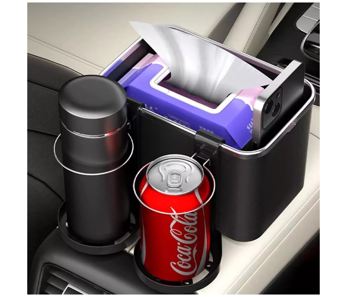 Generic Car Multifunctional Armrest Storage Box Cup Holder in OMAN