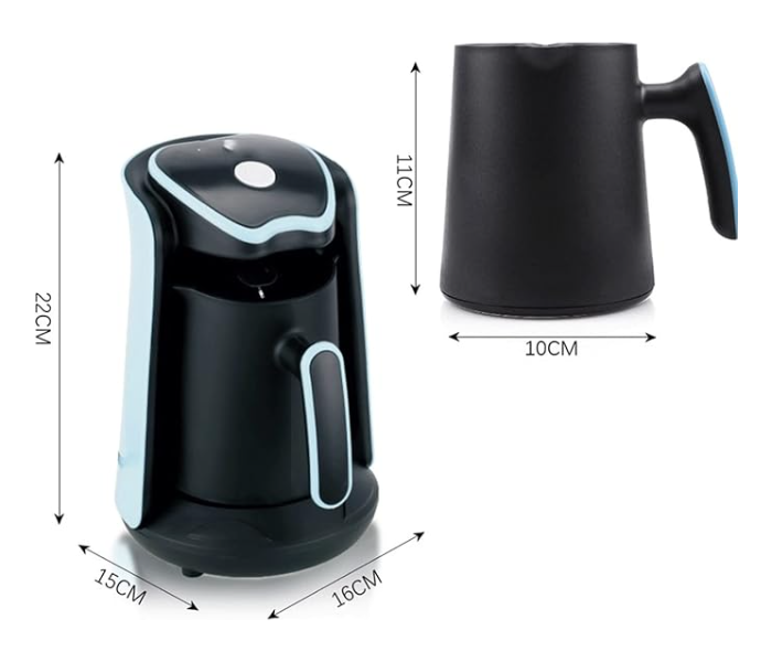 DENX Coffee Maker Automatic Coffee Maker Machine Electric Coffee Pot Food Grade Moka Coffee Kettle Portable Travel in KSA