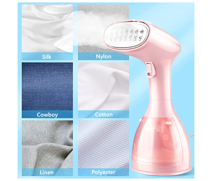Portable Handheld Clothes Steamer Wrinkles Remover for Garments Detachable Water Tank Fast Heat-up Perfect for Home and Travel in KSA