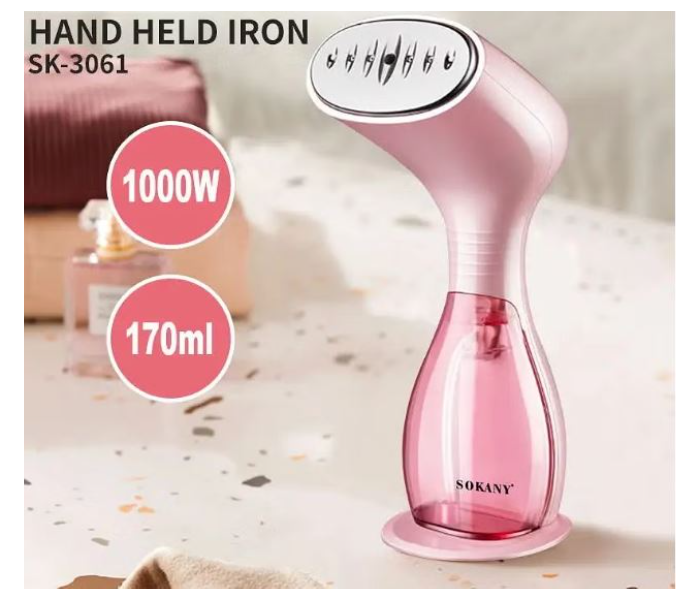 Portable Handheld Clothes Steamer Wrinkles Remover for Garments Detachable Water Tank Fast Heat-up Perfect for Home and Travel in KSA