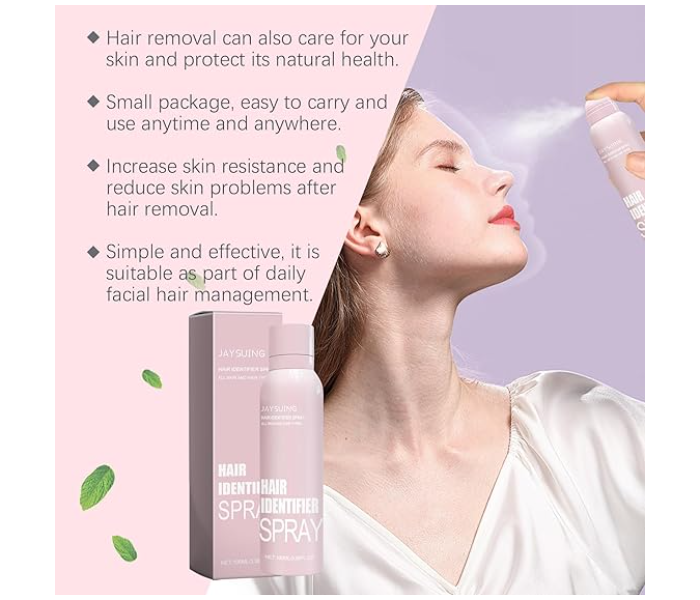 Grgowe Hair Removal PC Hair Detection Spray for Face Shaving, Facial Hair Identification Spray for Dermaplaning, Hair Identification Spray for Face Shaving, Suitable for All Hair Types in UAE